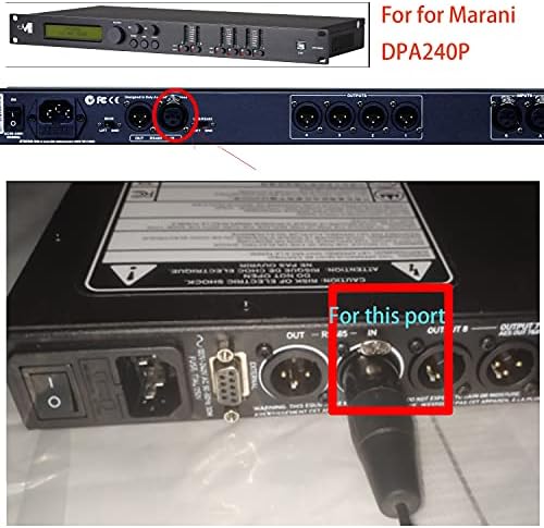 Съединители FTDI USB към 3Pin XLR DMX RS485 Сериен Адаптер Конвертор Система за Контрол на Звука на Кабела Динамиката на XTA DP448 Marani DPA240P - (Дължина на кабела: 3 m, цвят: черен USB House)