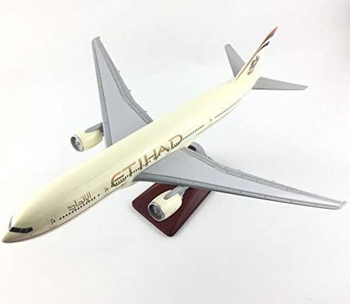 47-47 см Модел самолет Etihad Airways 777 с Колелото и Осветление