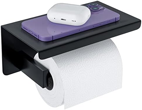 Държач за тоалетна хартия с рафт, Самоклеящийся или Привинчивающийся Към стената на Притежателя на Ролка Тоалетна хартия,