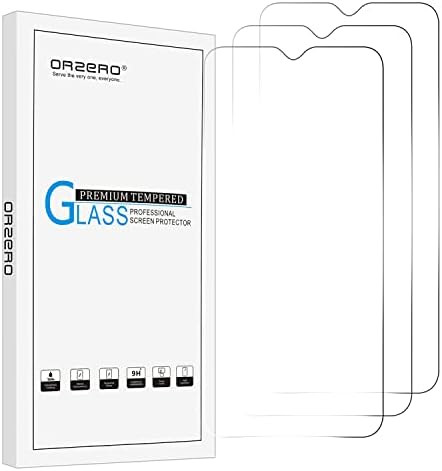 (3 опаковки) Orzero е Съвместима за Samsung Galaxy M10, M20, A10, A10S Защитен слой от закалено стъкло със