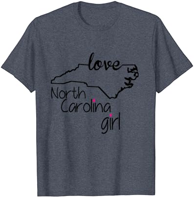 Тениска за момичета от Северна Каролина Carolina Love Home Shirt