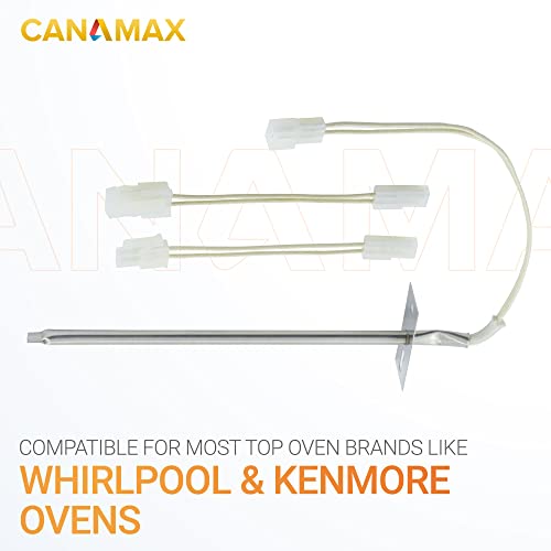 Сензор за температура на фурната Canamax Premium 12001656 - Точно подходящ за фурната Whirlpool и Kenmore - Заменя