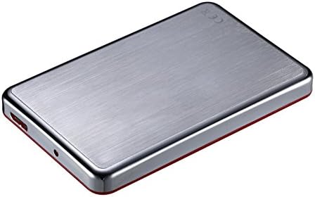 Преносим външен твърд диск BIPRA U3 2.5 инча, USB 3.0 FAT32 червено (100 GB)