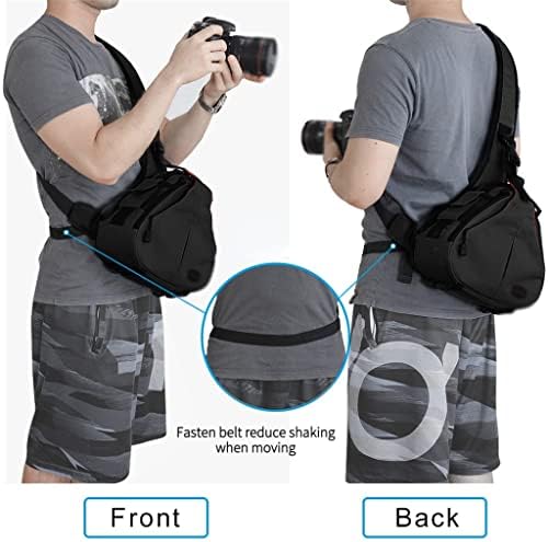 Чанта за DSLR-камери YEBDD, Професионална чанта през рамо с Дождевиком за статив за slr обективи за Мъже, за пътуване на открито