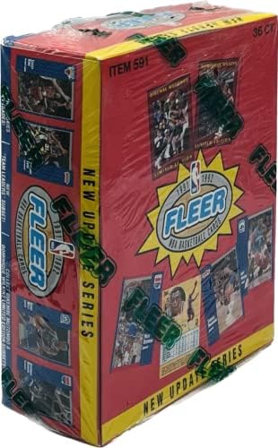 1991-92 Баскетболно Восъчен Скоростна Fleer Update 36 Опаковки
