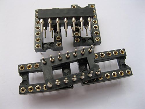 34 Бр Адаптер за свързване на чипове с кръгли 14-контактни болт и стъпка конектори (IC) 2.54 мм X = 7,62 мм