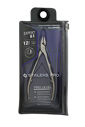 Ножица за врастнали нокти STALEKS PRO EXPERT Ръчно изработени Професионални 61 NE-61-12 Висок клас 4,9 ИНЧА 12 мм NE-61-12 Европейски