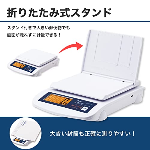 Цифрови везни Asuka DS5014U с тегло до 11,0 фунта (5 кг), Функция влакчета, Захранва от USB, Пощенски печат