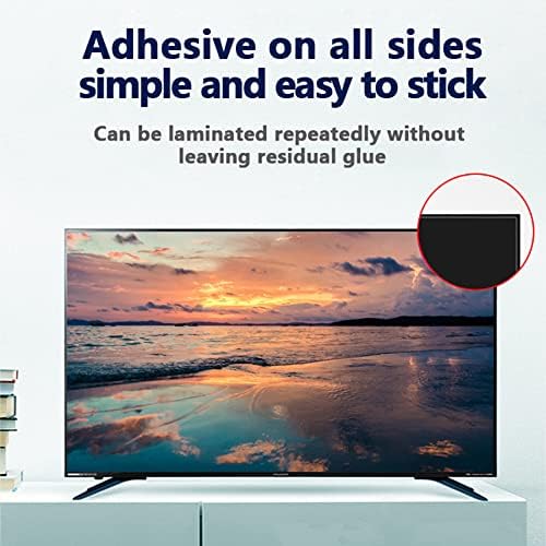 Защитно фолио за екрана на телевизора KELUNIS, защищающая от синя светлина, UV-Филтър фолио, Матово, с антирефлексно покритие, коефициент на отражение до 90%, намалява нап