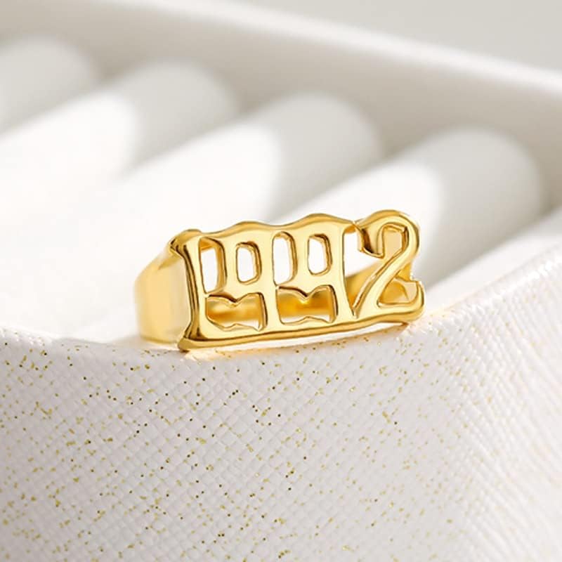 Модни пръстени с номера Oyalma, Изработени по поръчка Пръстени с номера 1995 1996 1997, Бижу Пръстен С Окачване,