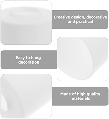 Окачен Лампа E27 Бяло Матирано Стъкло Лампа: Цилиндрична Лампа Замяна на Кутията Глобус Опаловый Стъклена Лампа за