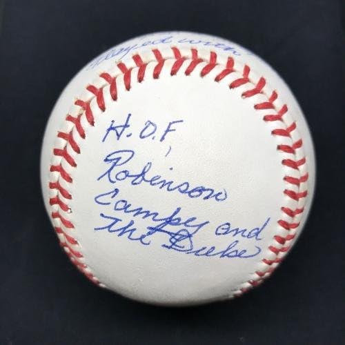 Съотборниците Пиш Пиш Рийз КОПИТО подписаха бейзболен договор с Робинсоном Снайдером Кампеналлой PSA / Бейзболни топки