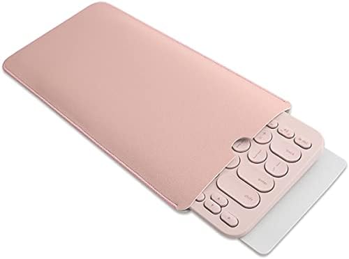 Калъф-подплата от изкуствена кожа за клавиатура Logitech K380 Wireless Bluetooth с няколко устройства Защитно фолио за
