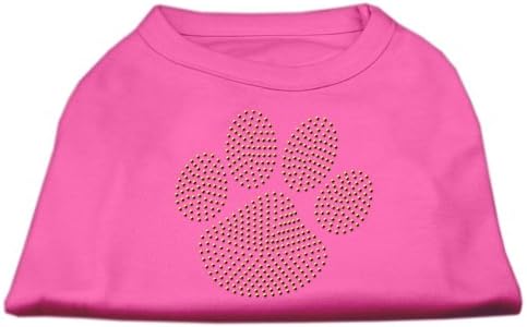 Тениска за кучета Gold Paw Rhinestud Ярко-Розово S (10)