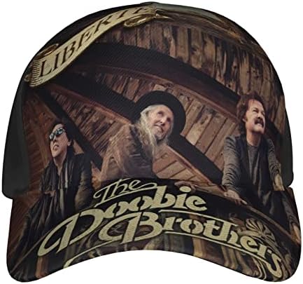 The Rock the Doobie Brothers Music Band Liberte бейзболна шапка Дамски Мъжки Регулируема Шапка за Татко, Шапки за шофьори
