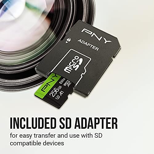Флаш карта памет на PNY 128GB Elite-X Клас 10 U3 V30 microSDXC - на 100 Мб/с, клас 10, U3, V30, A1, 4K UHD,