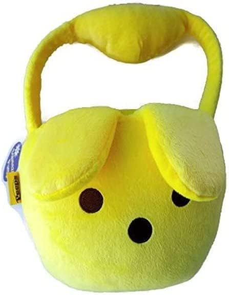 Великден Кошница Luti Наднича От Жълто Плюшено подарък-Ушите се Движат Нагоре и надолу - за Лов за яйца, Великденски