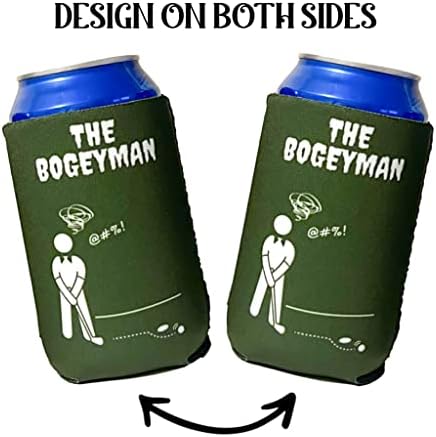 Забавни кузи на тема голф Coozie Kings - Чудесен подарък за всеки играч на голф - висок Клас неопреновый материал - 6 опаковки (стандартна банка от бира / сода от 12 унции) (ал?