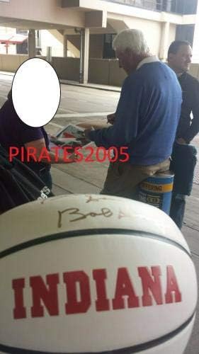 Боб Найт подписа баскетболен договор с Индианой Хузиерс Боби The General Psa Coa - Баскетболни топки колеж с автограф