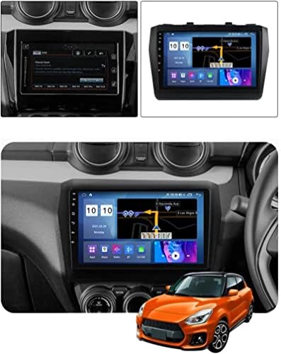 Android, 10.0 Авто Стерео 2 DIN Радио За S. uzuki Swift -2021 GPS Навигация 9-инчов Сензорен екран MP5 Мултимедиен плеър