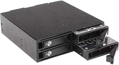 StarTech.com Интегративен такса за мобилни стелажи с 4 отделения за 2,5-инчови дискове SATA / SAS - Твърди дискове с гореща замяна от 5 до 15 мм - Поддържа SAS II и SATA III (6 Gb/s) (SATSASBP425)