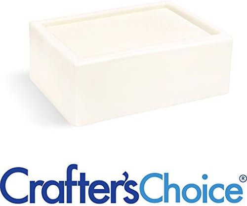 Crafter's Choice 2 кг. Не съдържа детергенти Козе Мляко се Стопява и се Изсипва Сапунена основа Бял цвят