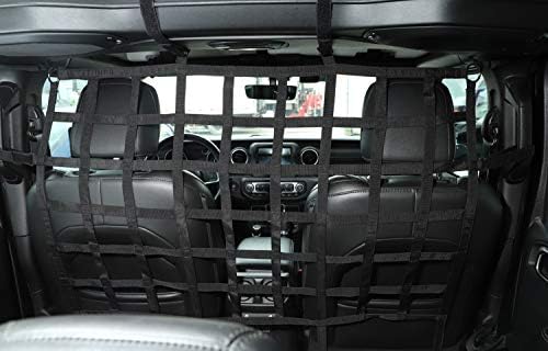 YOCTM Мрежа За изолация на задната седалка от PET материал За Jeep Wrangler JL JLU Sports 2018 2019 2020 Sahara