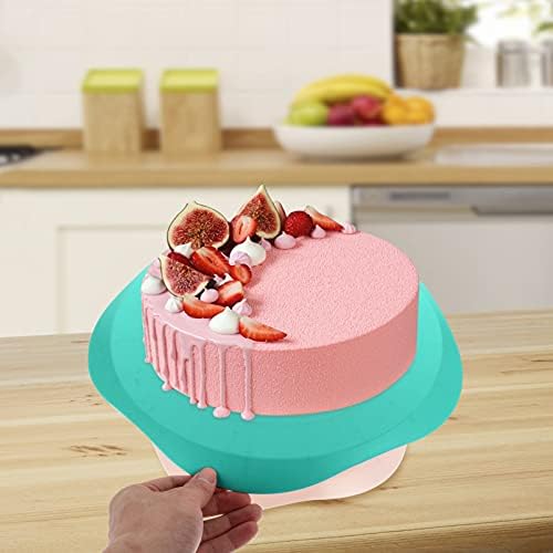 Комплект кухненски Прибори Hemoton Въртящи се Въртяща Маса за Торта Въртяща се Поставка за Торта Комплект За Украса на Тортата