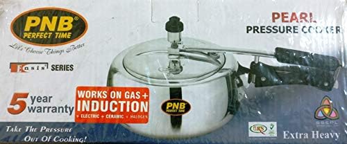 Алуминиева тенджера под налягане PNB® Kitchenmate Pearl, 3,5 литра, Сребрист цвят
