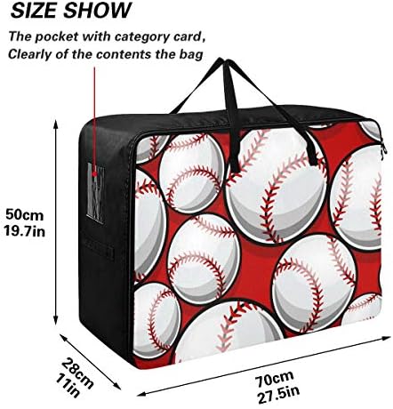 N/A Долната Чанта За Съхранение с Голям Капацитет - Бейсбольное Одеяло за Софтбол, Органайзер За Дрехи, Украса, Водоустойчива