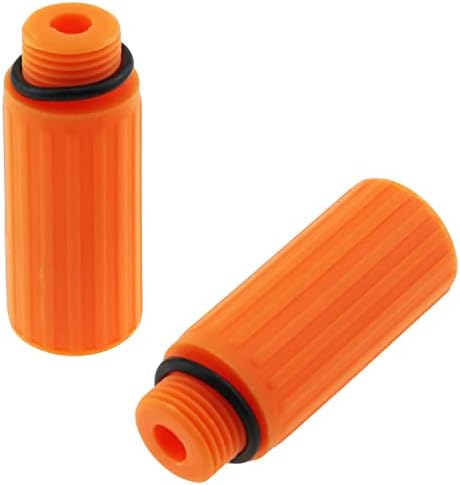 Дихателен прът въздушен компресор E-изключителен 5ШТ 0,61 инча / 15.5 mm Оранжево Дихателен прът Вентилационна