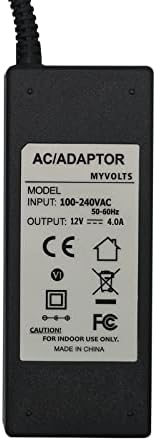 Захранващ Адаптер MyVolts 12V, Съвместим с аудиоинтерфейсом iconnectaudio 4+ USB /Уплътнител за iConnectivity - штепсельная