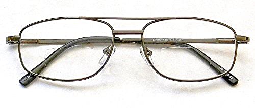 Двухфокусные очила за четене Magnivision 1.25 (+ БОНУС) в авиаторском стил с кутия пролетта панти - + + 1