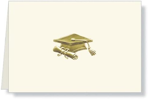 Елегантен Бала Капачка с изкуствен дизайн и Релефни златни Фолио от 5.75x 8,5, за да попълните Поканите за бала нощ, Определени