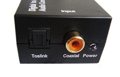 Цифрово-аналогов аудиопреобразователь Easyday с цифрови оптични коаксиальными входа Toslink и S/pdif и аналогови изходи