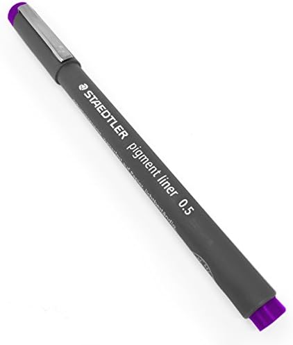 Пигментная очна линия Staedtler 308 Fineliner – 0,5 мм – един-цветен - Лилаво