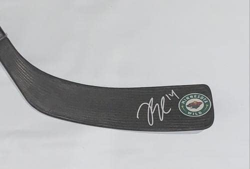 Стика за хокей с автограф Джоэла Эрикссона Ek Minnesota Wild Proof от Jsa Coa - Стик за хокей в НХЛ С автограф