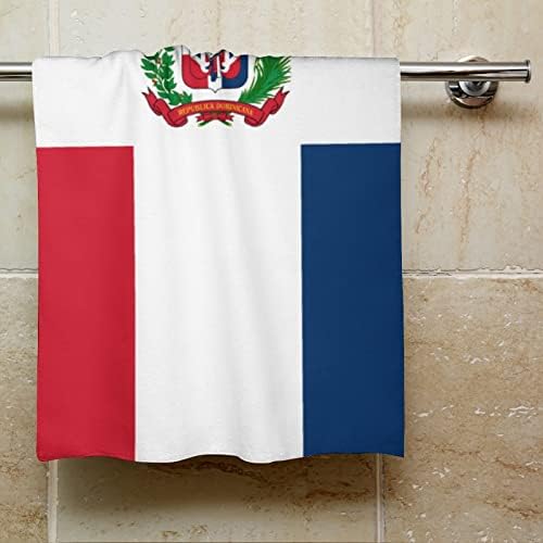 Кърпа за Лице с Флага на Доминиканската Република, Кърпи Премиум-Клас, Гъба, Кърпа за миене на спа центъра на Хотела и Баня