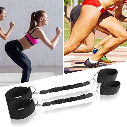 YCFBH Силови дъвка за краката и глезените Скоростни тренировки Бягане по Таекуондо кънки Фитнес упражнения (Цвят: