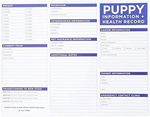 Okuna Outpost 60 Опаковки, Картички счетоводни снимки на кученца, Брошури за ваксини на кучета и история на кучета, Подредени