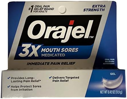 Лекарство за болки в устата Orajel, Гел, 0,42 грама от Orajel