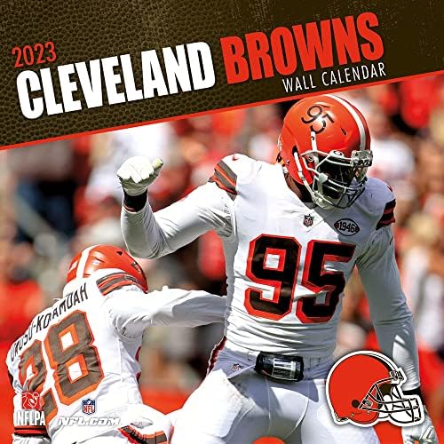 Стенен Календар екип Turner Licensing Cleveland Browns 2023 12 x 12