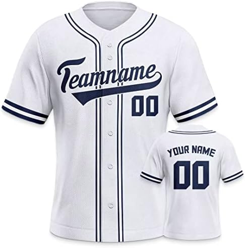 Обичай Бейзболен Трикотаж, Спортни Ризи Peronalized Подарък на Феновете Индивидуален Номер на Името, за Мъже, Жени, Деца