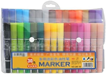SDGH 24/30/40 Цветове Набор от маркери химикалки Двуглавият Студентски Анимационен Фигура Маслен маркер Детски дръжки за