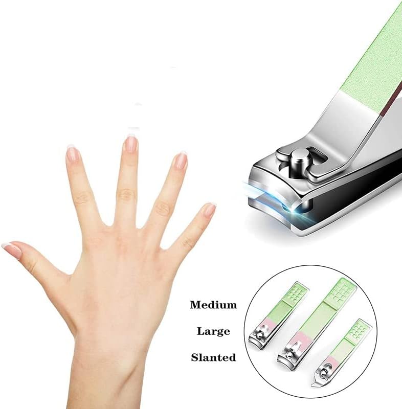 JAHH Набор от Машинки за подстригване на ноктите Педикюрный Набор от Пила за нокти Остри Ножици За нокти Инструменти За