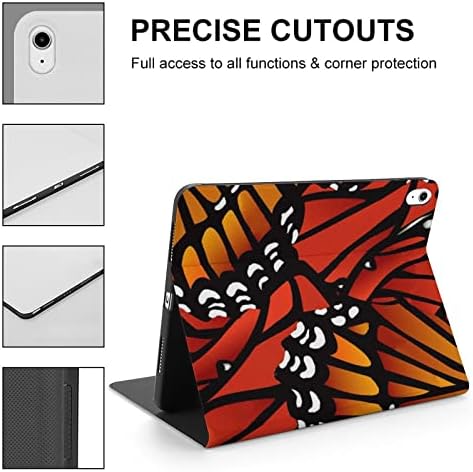 Калъф-поставка Monarch Butterfly Wings с поставка за карти с памет и притежател на дръжки за iPad Pro 2020 г. (11 см)/iPad