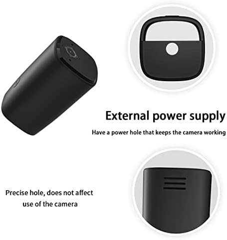 силиконова подплата oioaahkeo за фотоапарати eufy SoloCam E40 и E20 (черна, 1 опаковка)