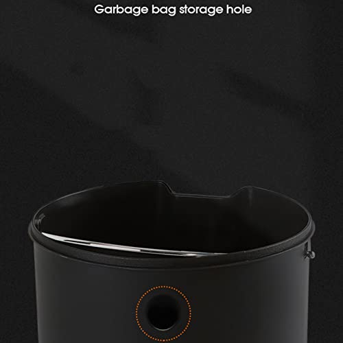 Кофа за боклук Метален Кръгъл Стъпално кофа за Боклук с обем 1,6 Литра / 6 литра с капак на кофа за Боклук за