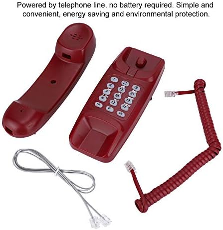 Удължител за стационарен телефон - Домашен телефон, за стенен монтаж - Без дисплей идентификатор на повикващия - с функция