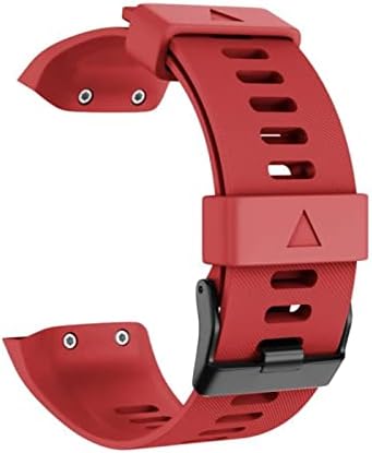 Преносимото гривна TEYSHA, Мек Силикон каишка на китката, каишка за Garmin Forerunner 35, Модерен смарт часовник, с каишка за часовник, Гривна (Цвят: червен, размер: Forerunner 35)
